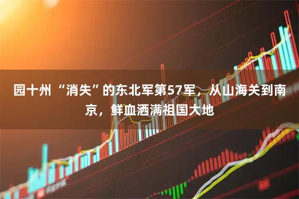 园十州 “消失”的东北军第57军，从山海关到南京，鲜血洒满祖国大地